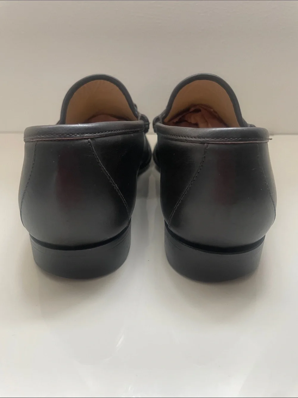 Gucci Dark Brown Leather Horsebit Loafers
